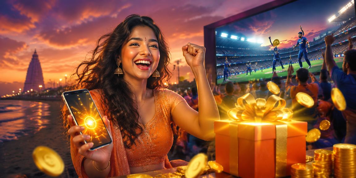 Exciting IPL night match action in India