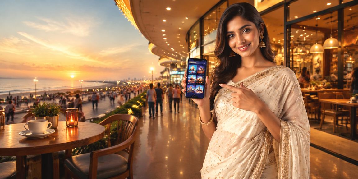 Mobile betting interface on smartphone in India