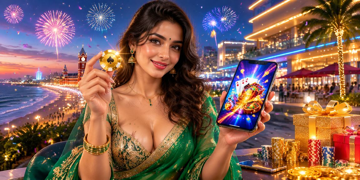 Player enjoying slots on mobile phone in urban India